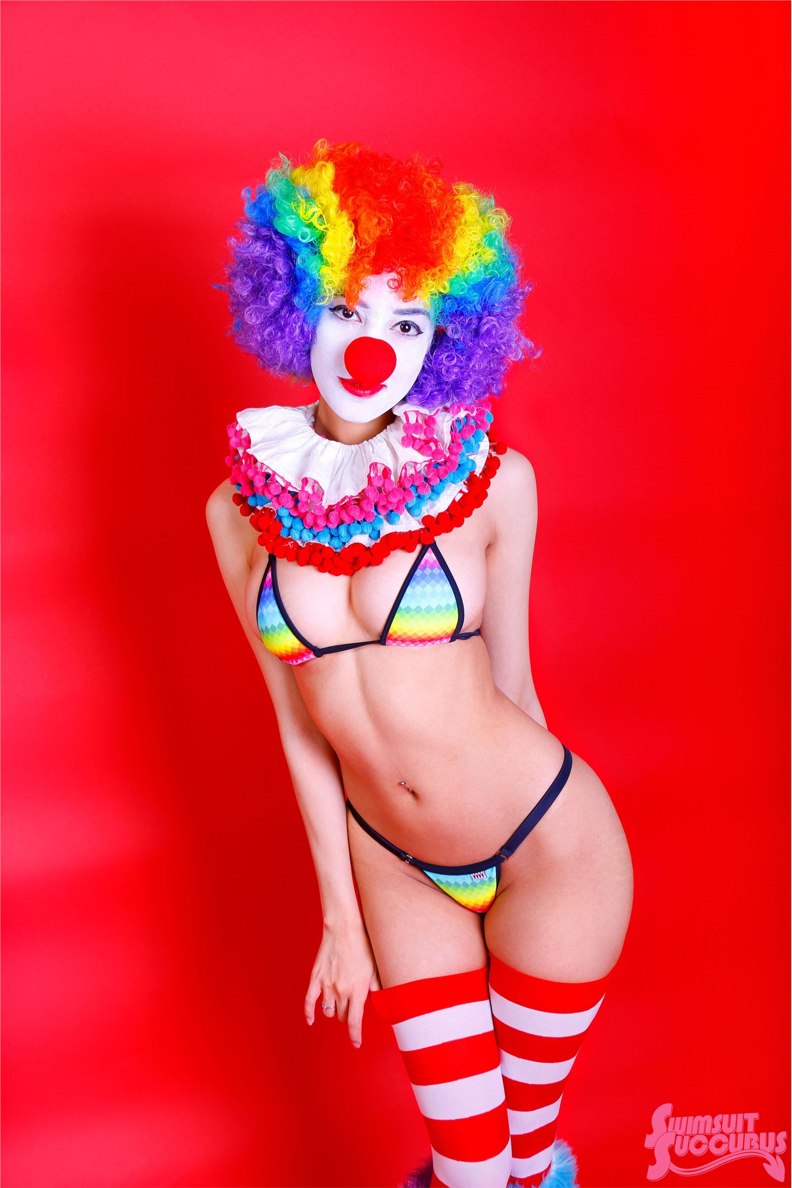 SwimsuitSuccubus PRE-PATREON 09 - Clown Girl 2017(1)